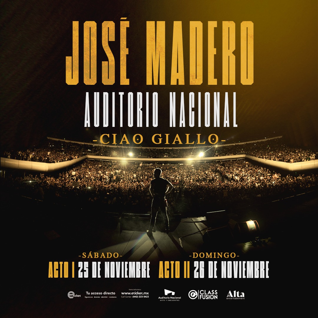 Josรฉ Madero dirรก ยซCiao Gialloยป en el Auditorio Nacional