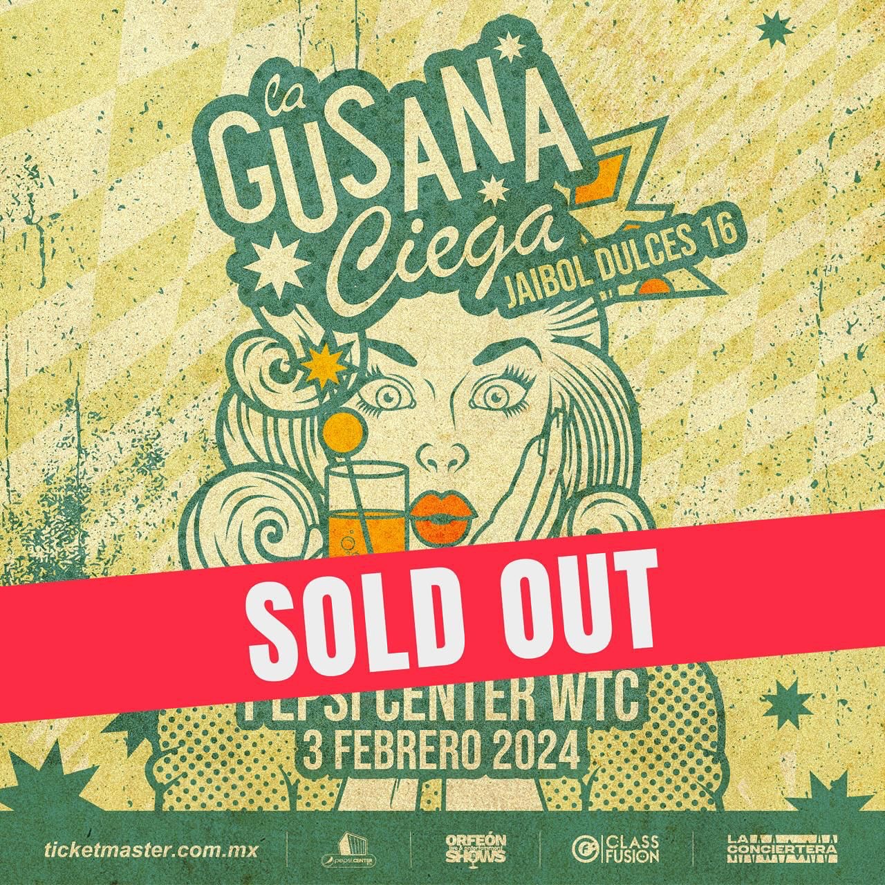 La Gusana Ciega celebrarรก 16 aรฑos de Jaibol con un lleno absoluto en el Pepsi Center