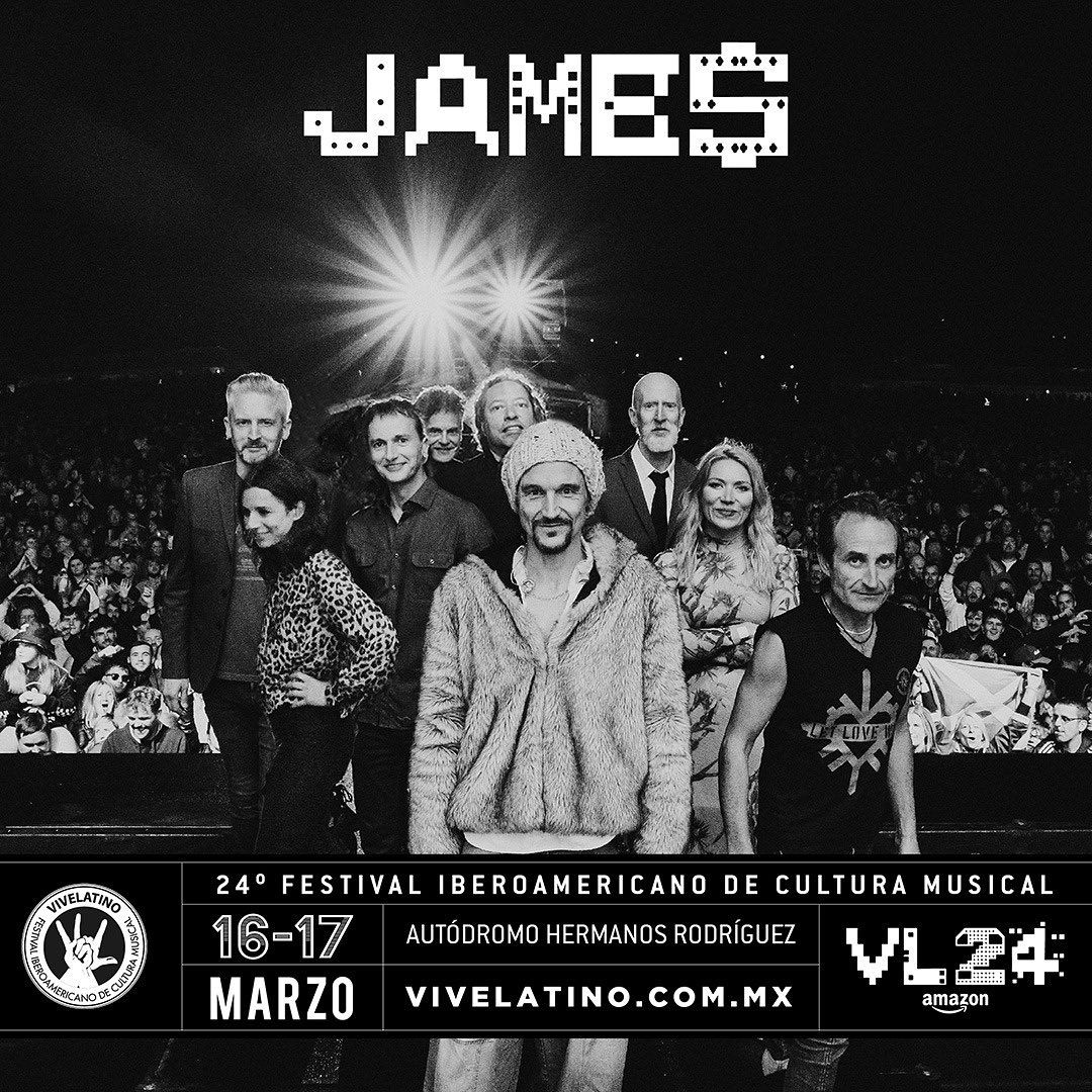 James llegarรก por primera vez a Vive Latino