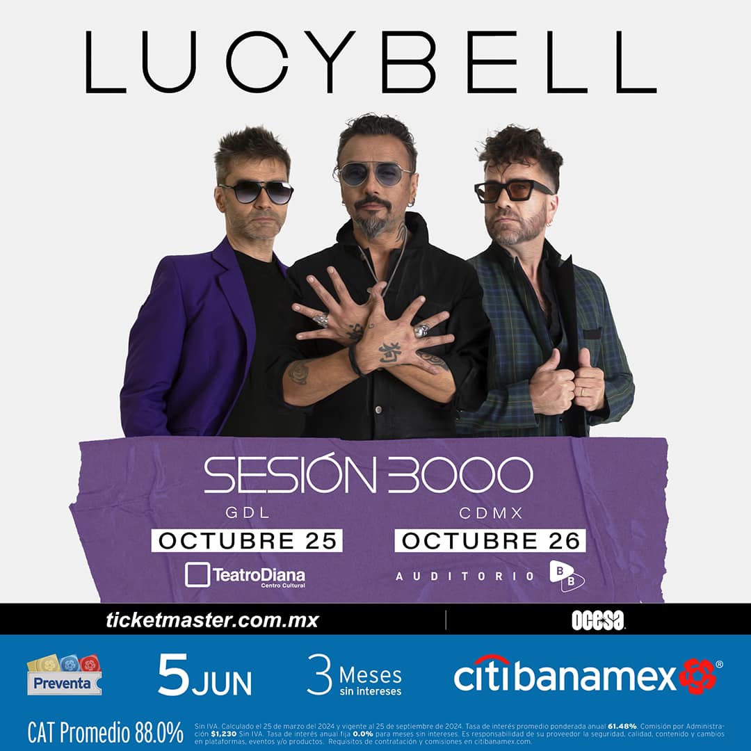 Lucybell regresarรก a Mรฉxico con su Sesiรณn 3000