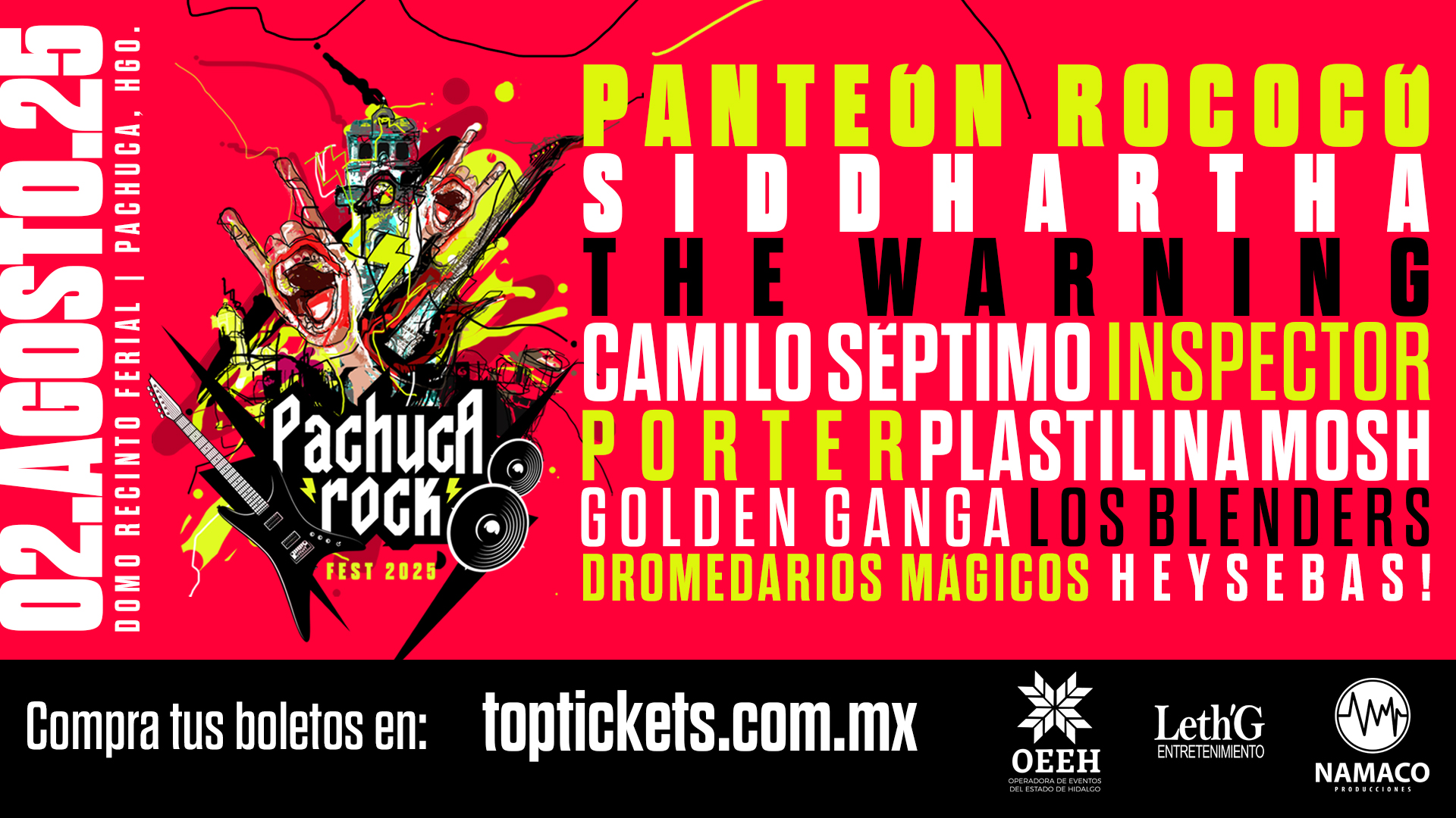 Pachuca Rock Fest listo para su sexta ediciรณn