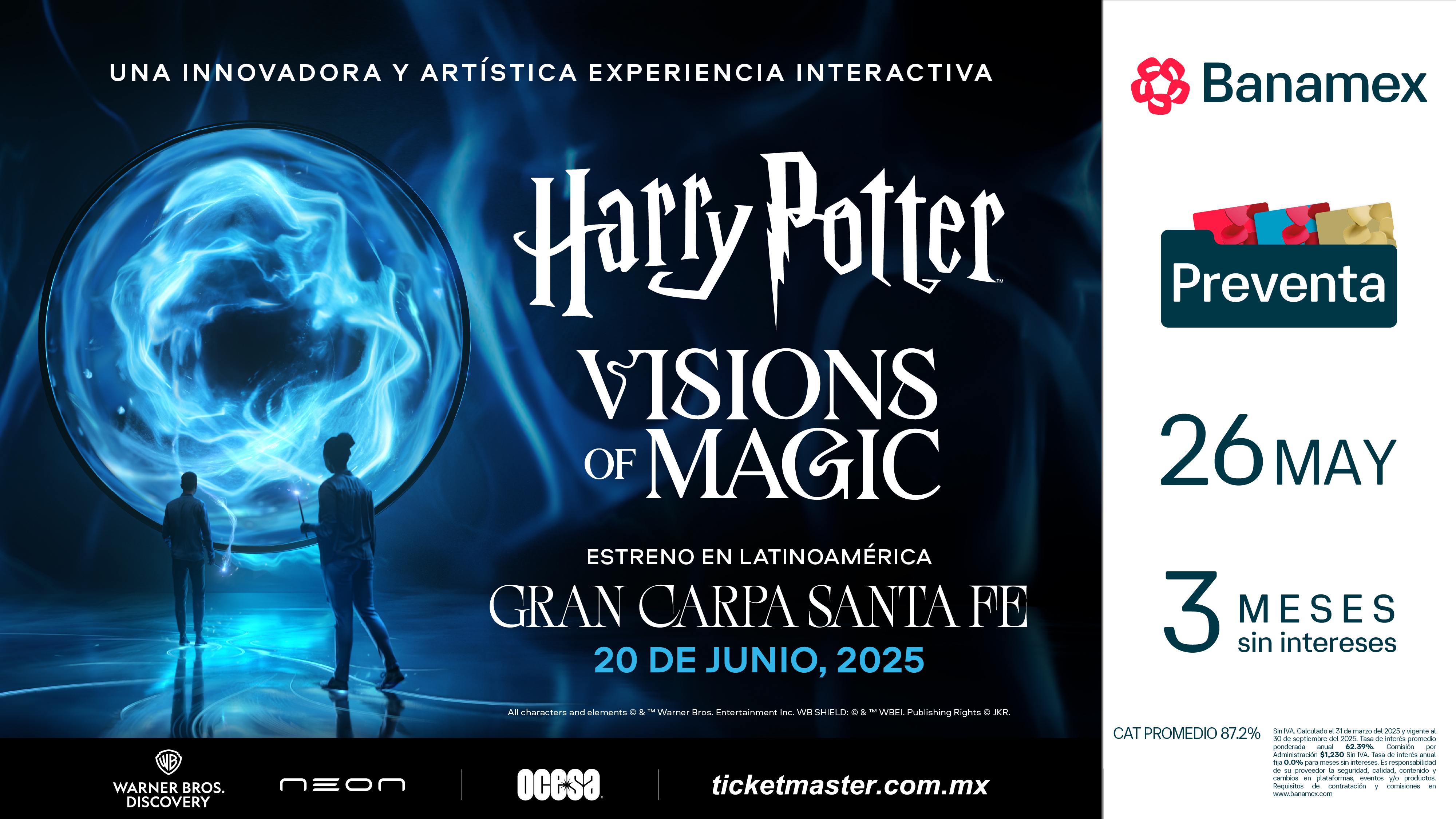 Mรฉxico serรก la sede para el estreno en Latinoamรฉrica de Harry Potter: Visions of Magic