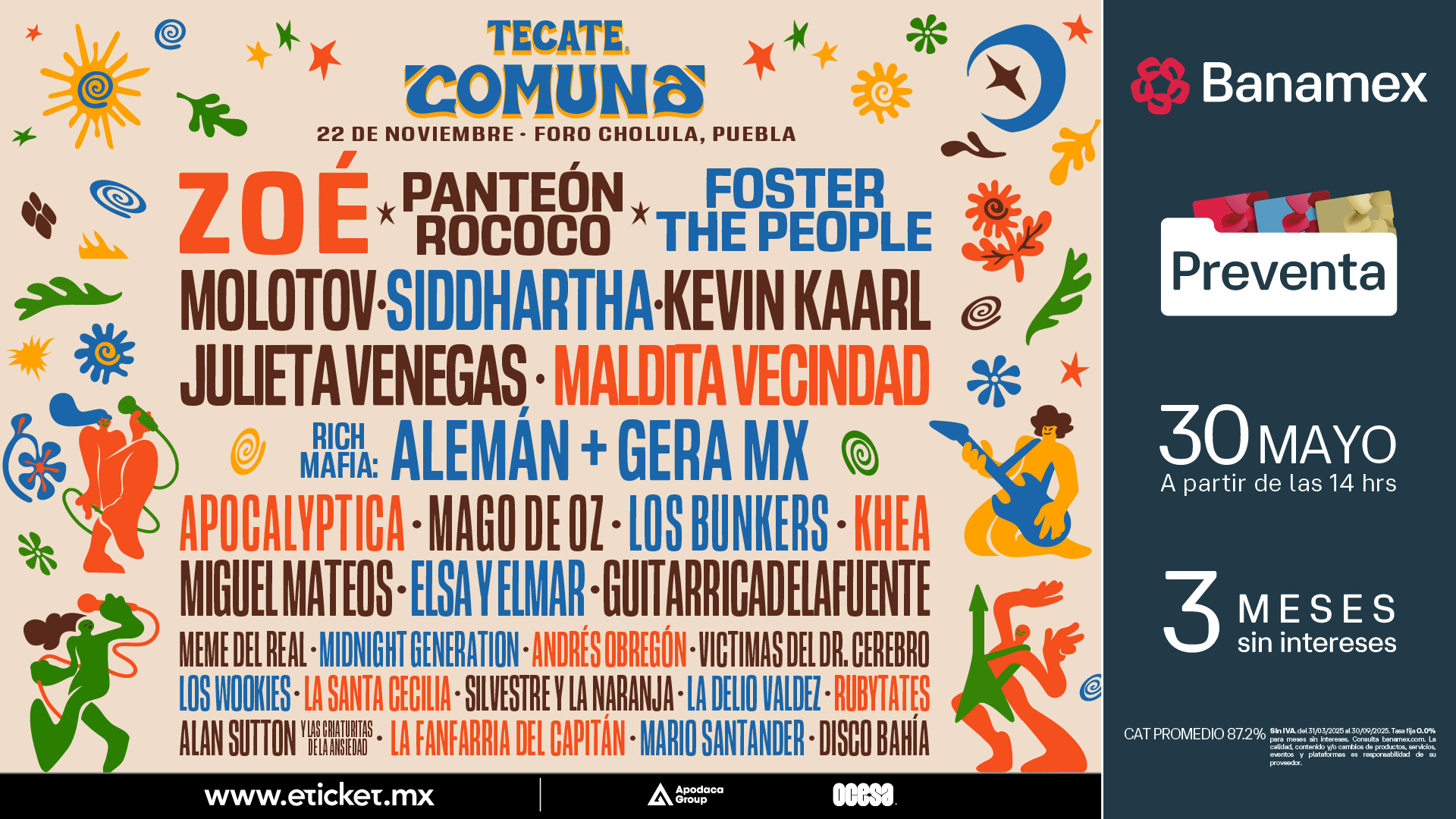 Tecate Comuna brillarรก con su sรฉptima ediciรณn