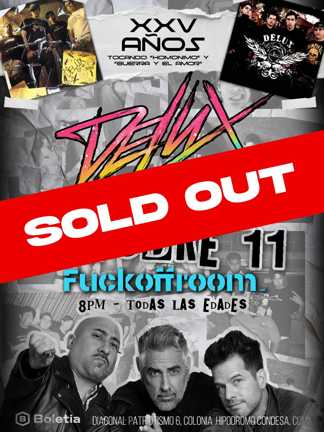 Delux celebrarรก 25 aรฑos de punk rock con dos shows llenos de nostalgia y energรญa