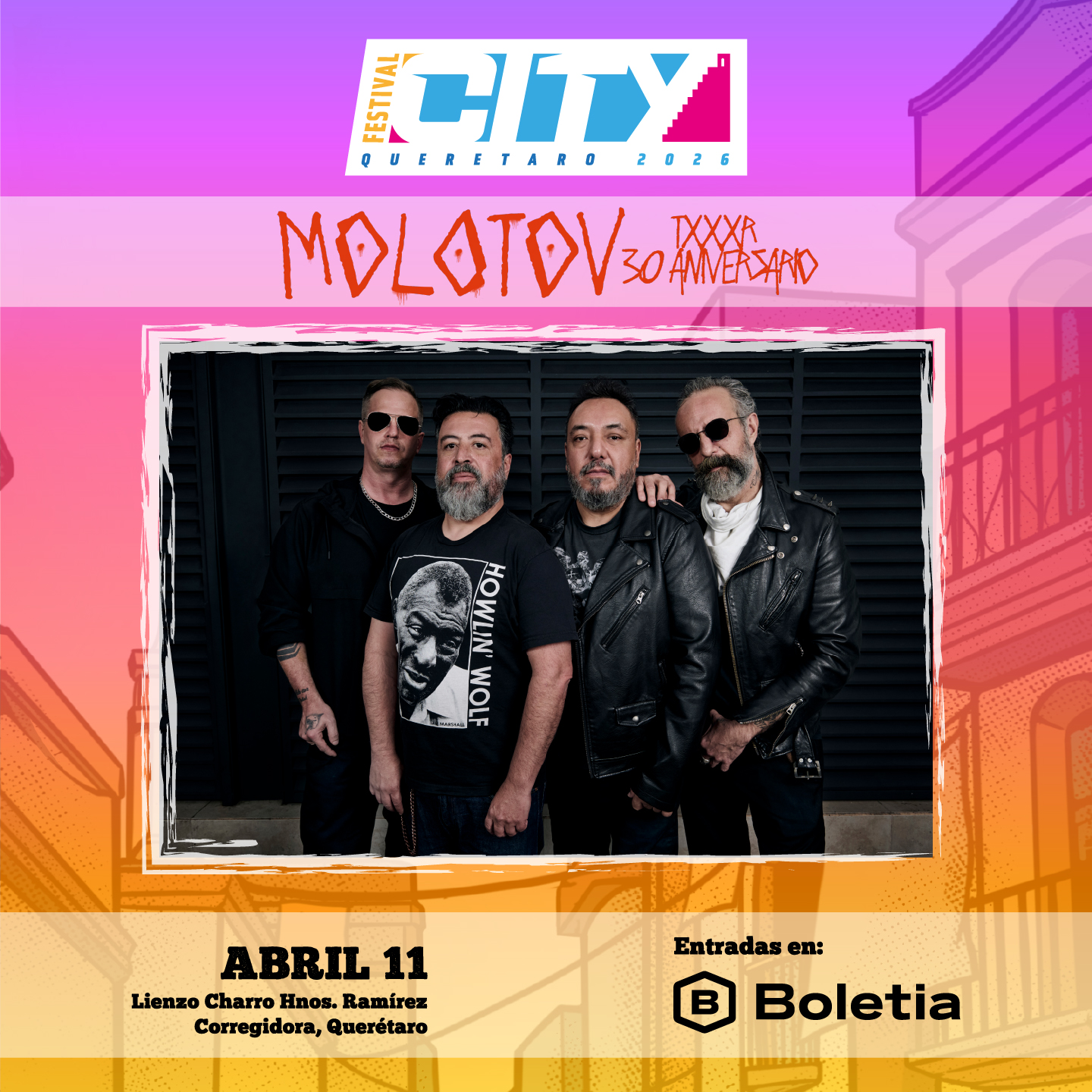 Festival City serรก parte de la celebraciรณn por el 30 aniversario de Molotov